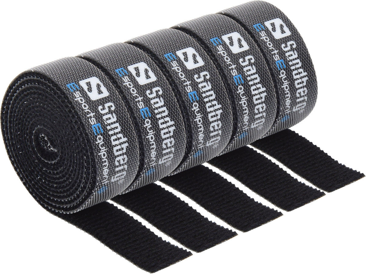 Sandberg Cable Velcro Strap 5-Pack, Black