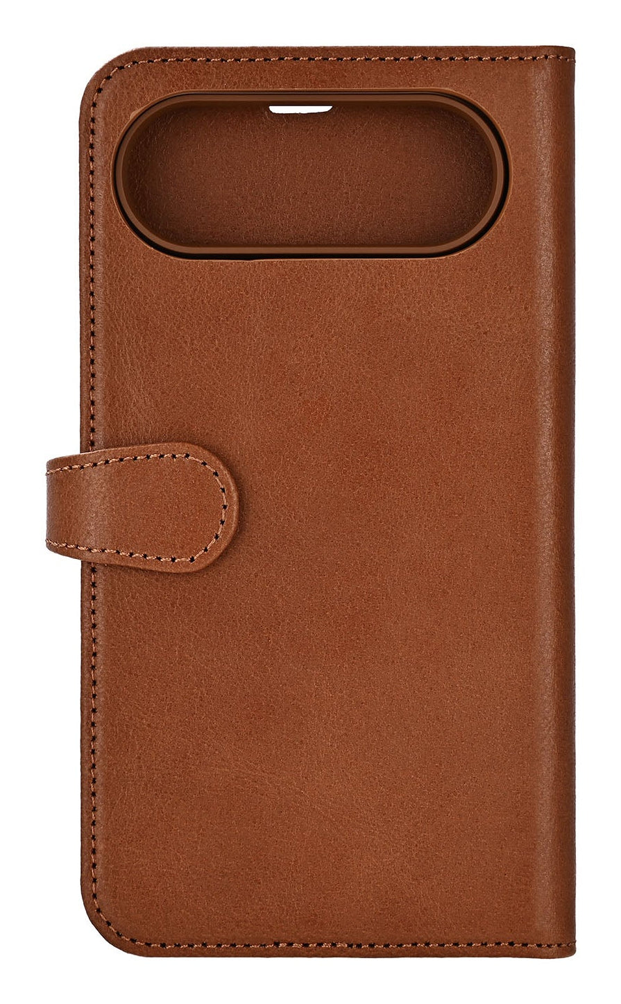 iPhone 17 Air Wallet Flip Cover 2 i 1 MAG – Brun – Buffalo - billede 2