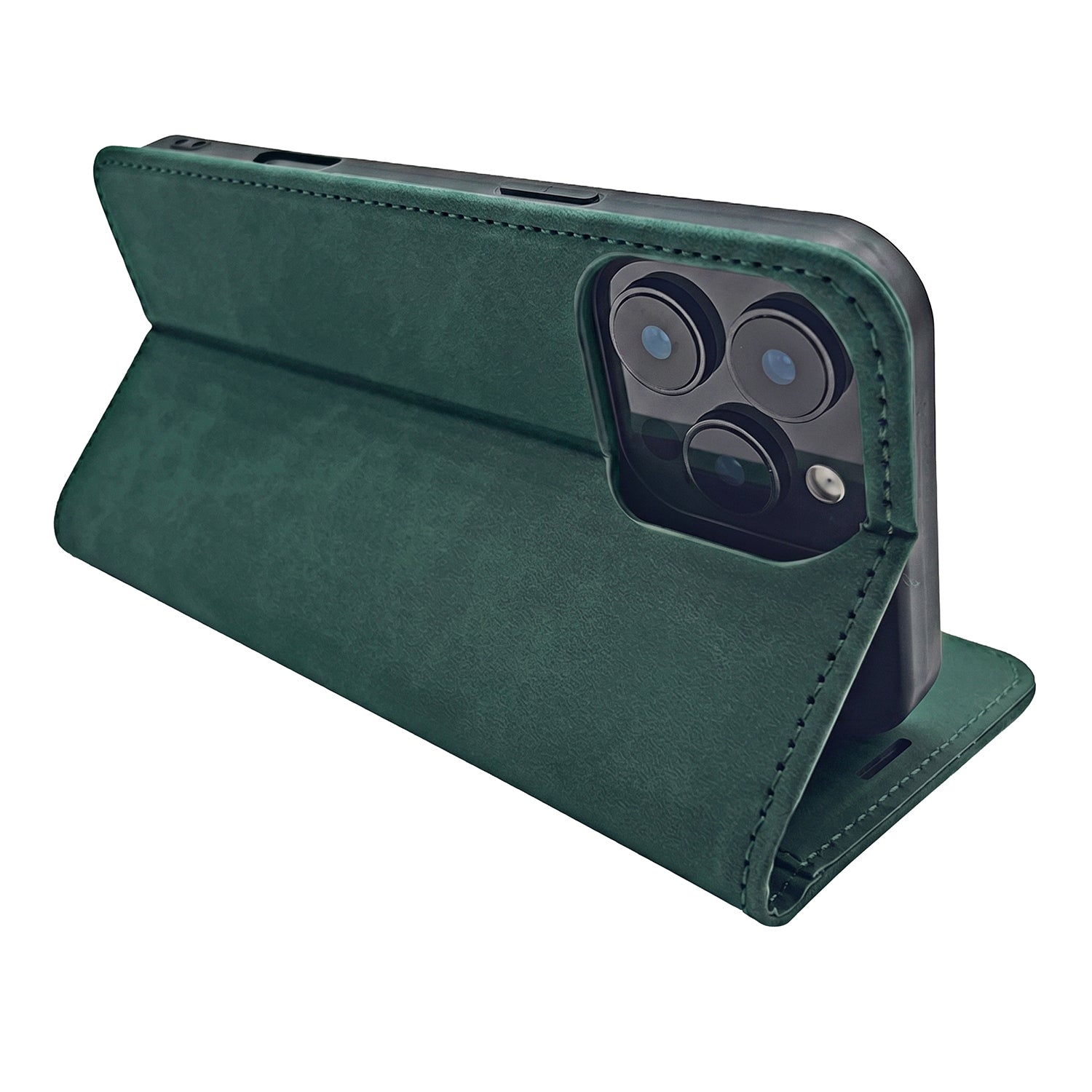 iPhone 12/12 pro Flipcover Ruskind Grøn - billede 5