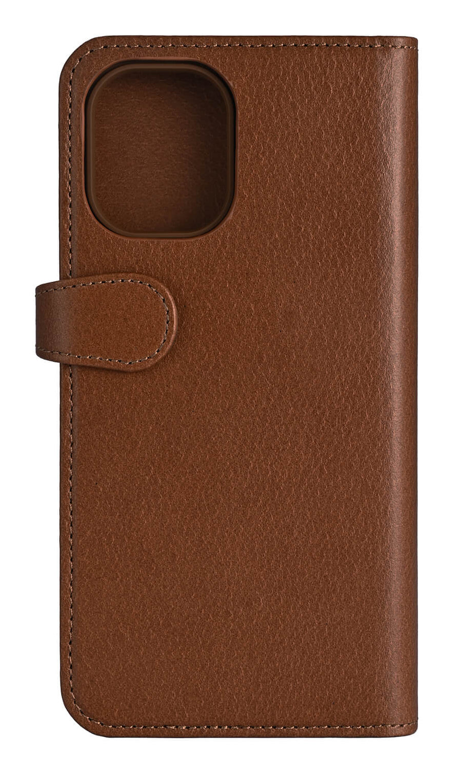 iPhone 16 Plus Læder Wallet Flip Cover 2 i 1 – Brun – Buffalo - billede 2