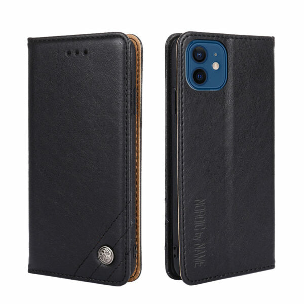 iPhone 11 Pro Wallet Flip Cover – Sort