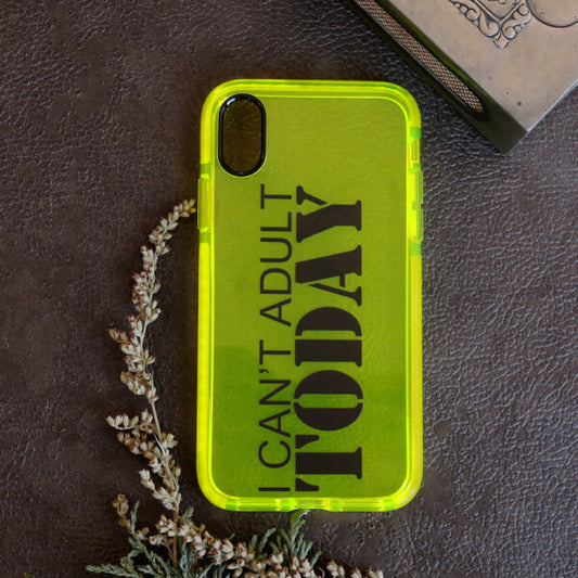 iPhone X/XS Cover Neon Today