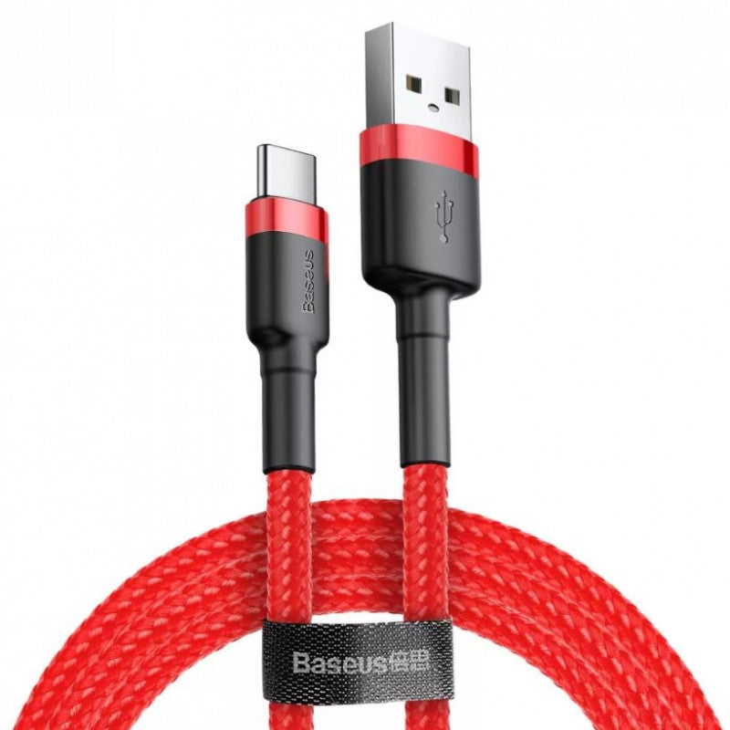 Kabel USBA/USBC 1m RD/BK