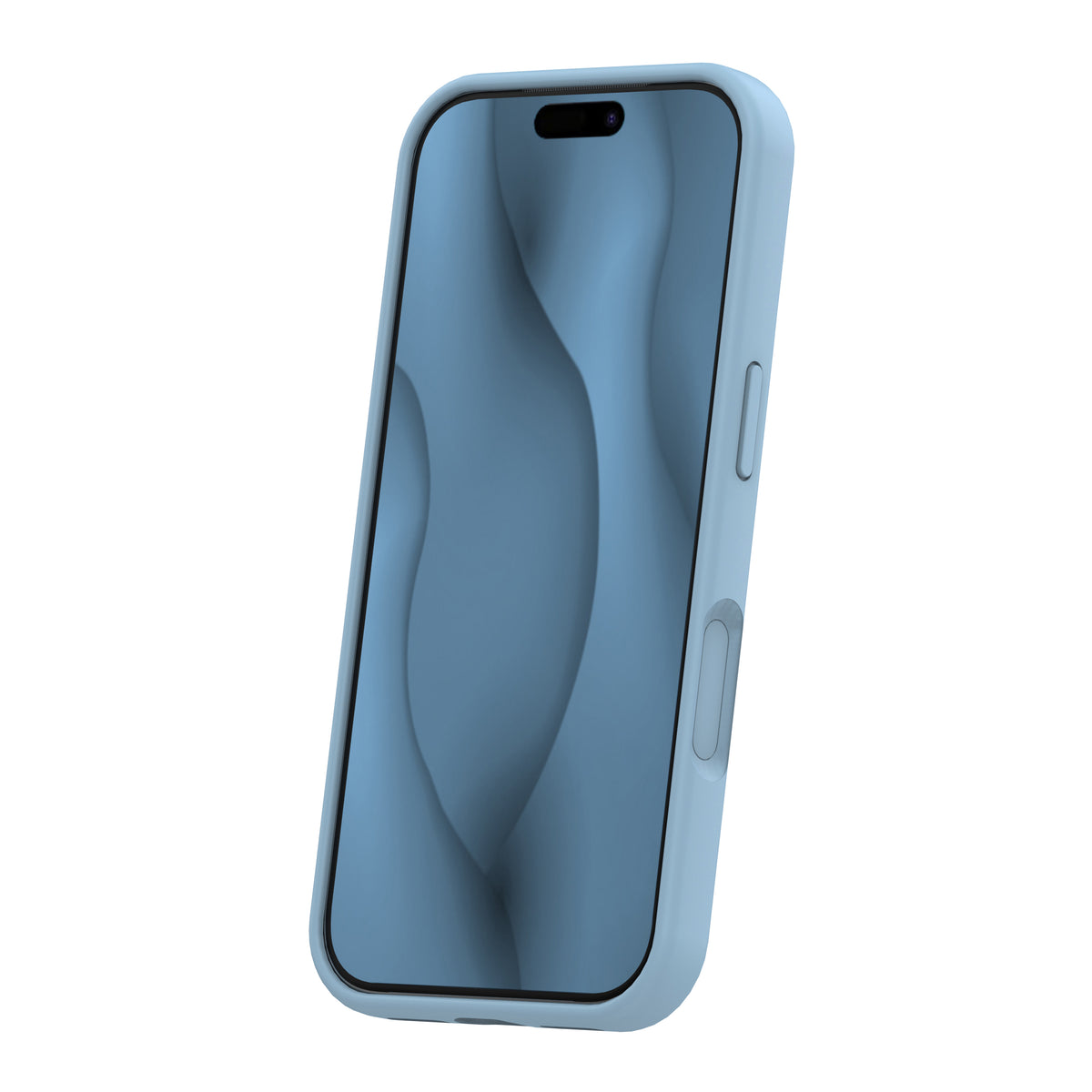 iPhone 17 Pro Max / 18 Pro Max MagSafe Cover Silicone Thin Mag – Lysblå - billede 2