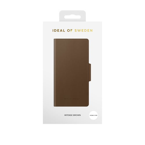iPhone 13 Pro Wallet Flip Cover Atelier New 2021 Pro Intense Brown – Ideal of Sweden