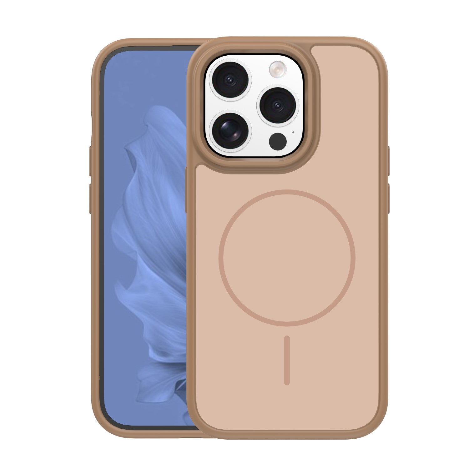 iPhone 15 Pro MagSafe Cover Frame Thin Mag – Brun