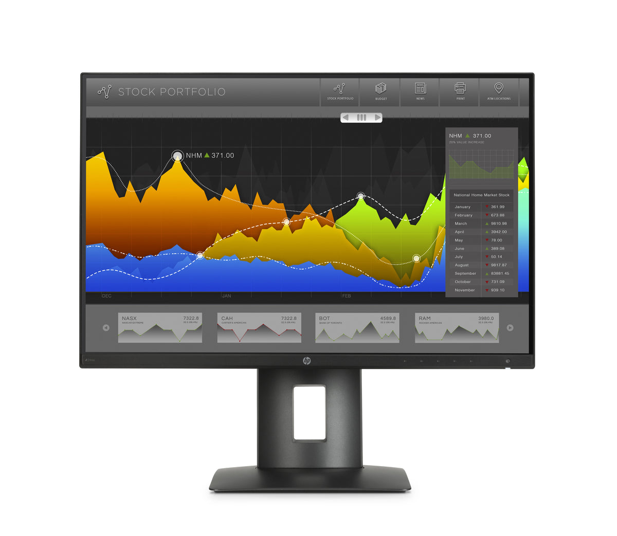 24" HP Z24nq - 2K (2560x1440)