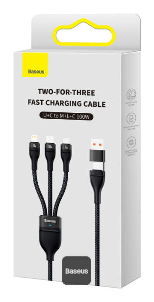 3i1 USB+USBC/C+m+L 1.2 meter  - EOL - billede 3