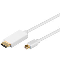 Kabel HDMI/MiniDP 2m Hvid