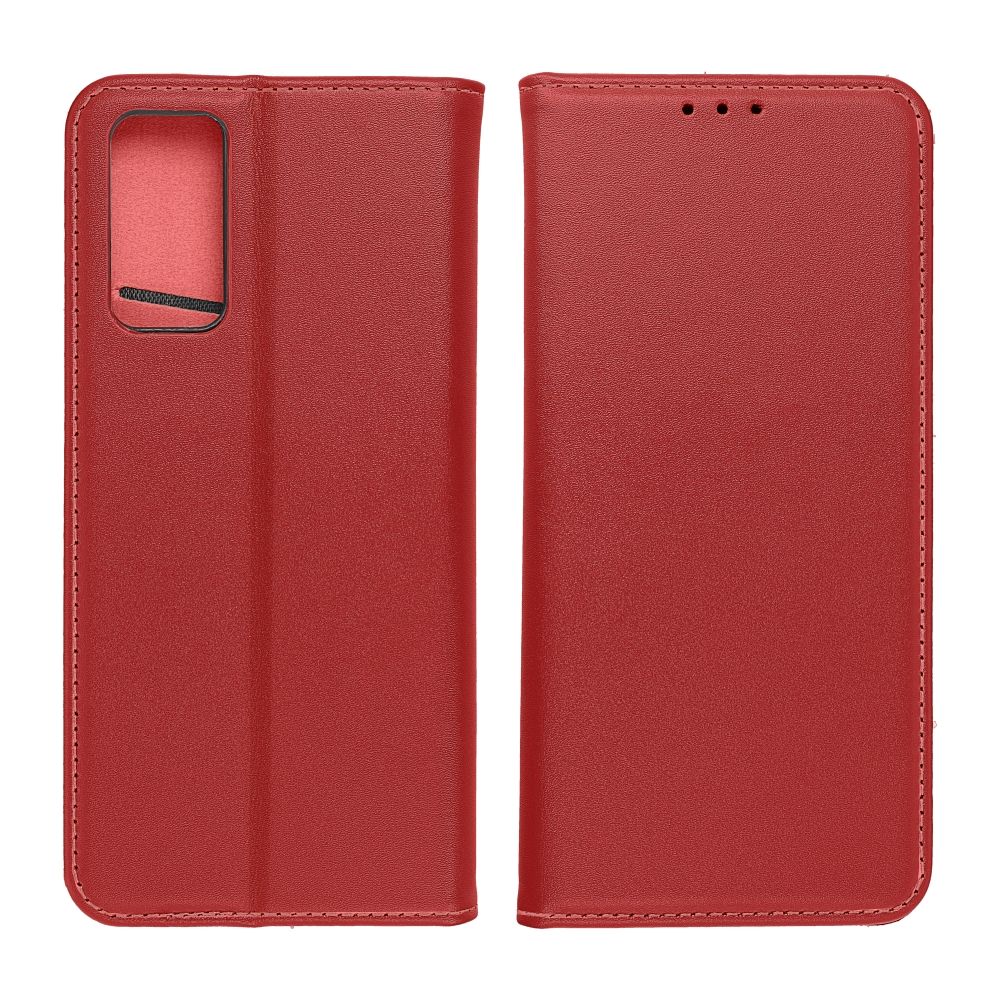 iPh16 Burgundy Læder Flipcover