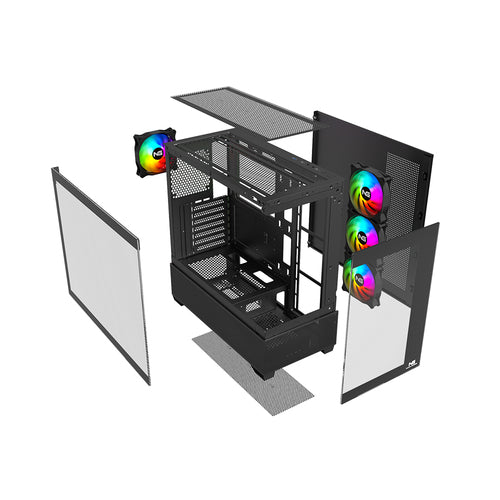 NG Hugin RGB kabinet ATX