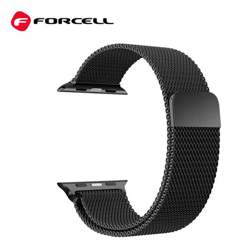 FORCELL Magnetic Stainless Steel Strap - Black - 38/40/41 mm
