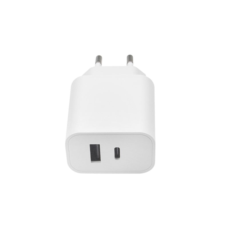 20W PD QC USB+USB-C Lade hvid - billede 6