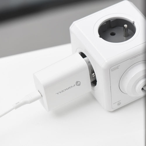 Væglader 25W USBC m/Kabel