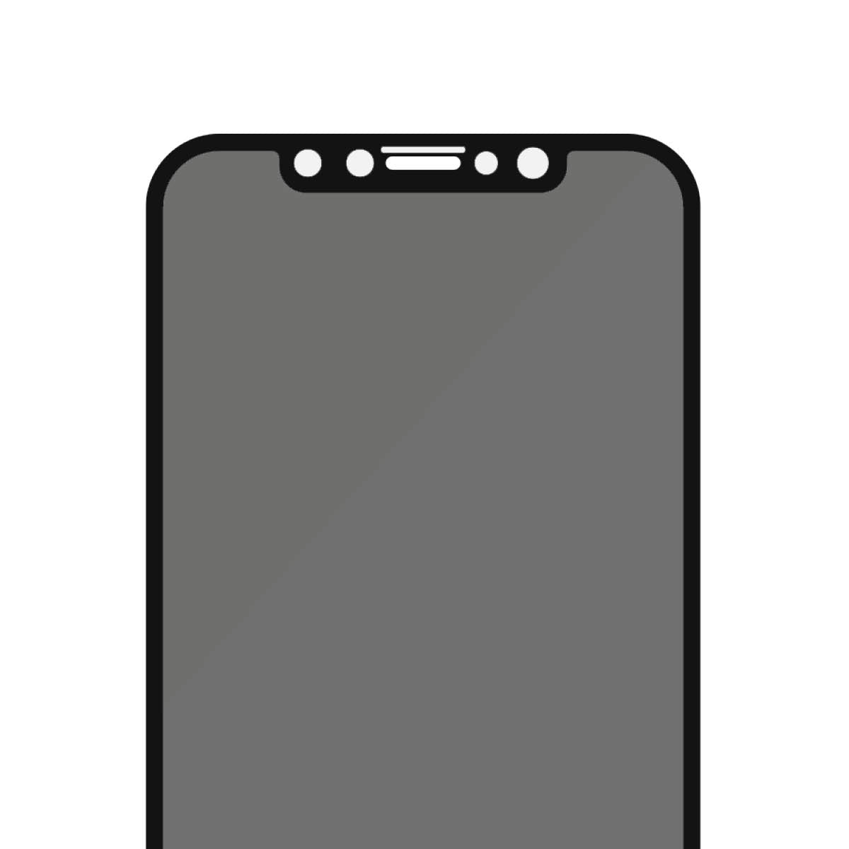 PanzerGlass iPhone XR/11 Privacy, Black - billede 7