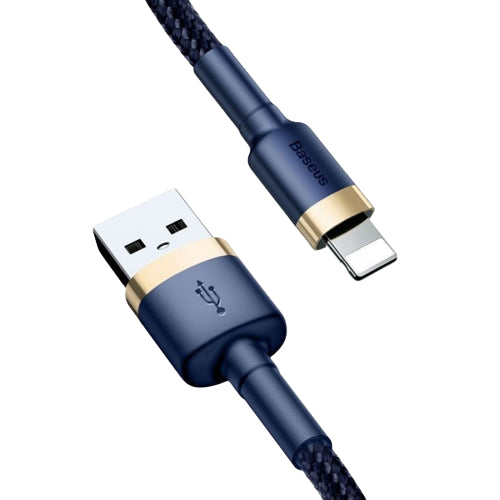 BASEUS USB Cable - Cafule CALKLF-BV3 IPHONE lightning 1M 2.4A navy blue-gold