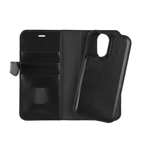 iPhone 16 2i1 wallet sort læder