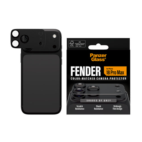 PG Fender Camera Lens Protector Shades of Grey iP18 Pro Max