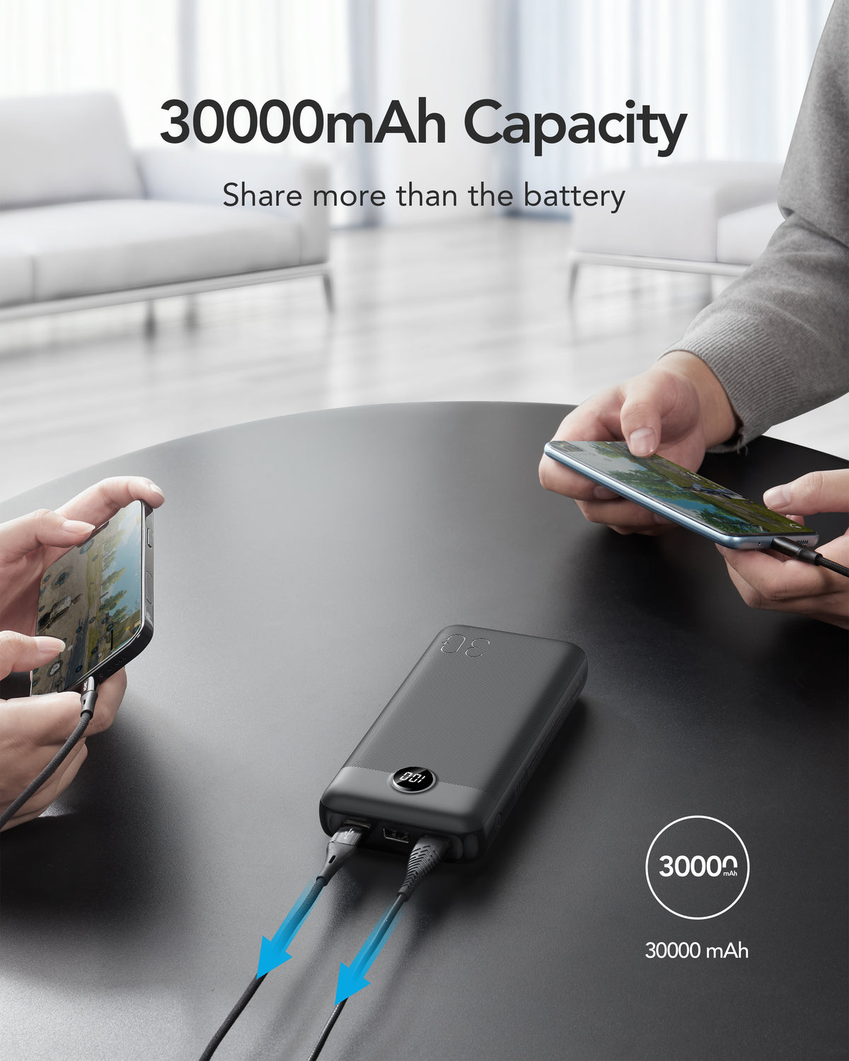 L30 30000 mAH Powerbank - billede 4