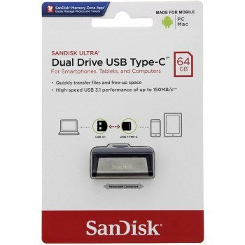 USB Ultra Drive 64Gb USBC/USBA - billede 5