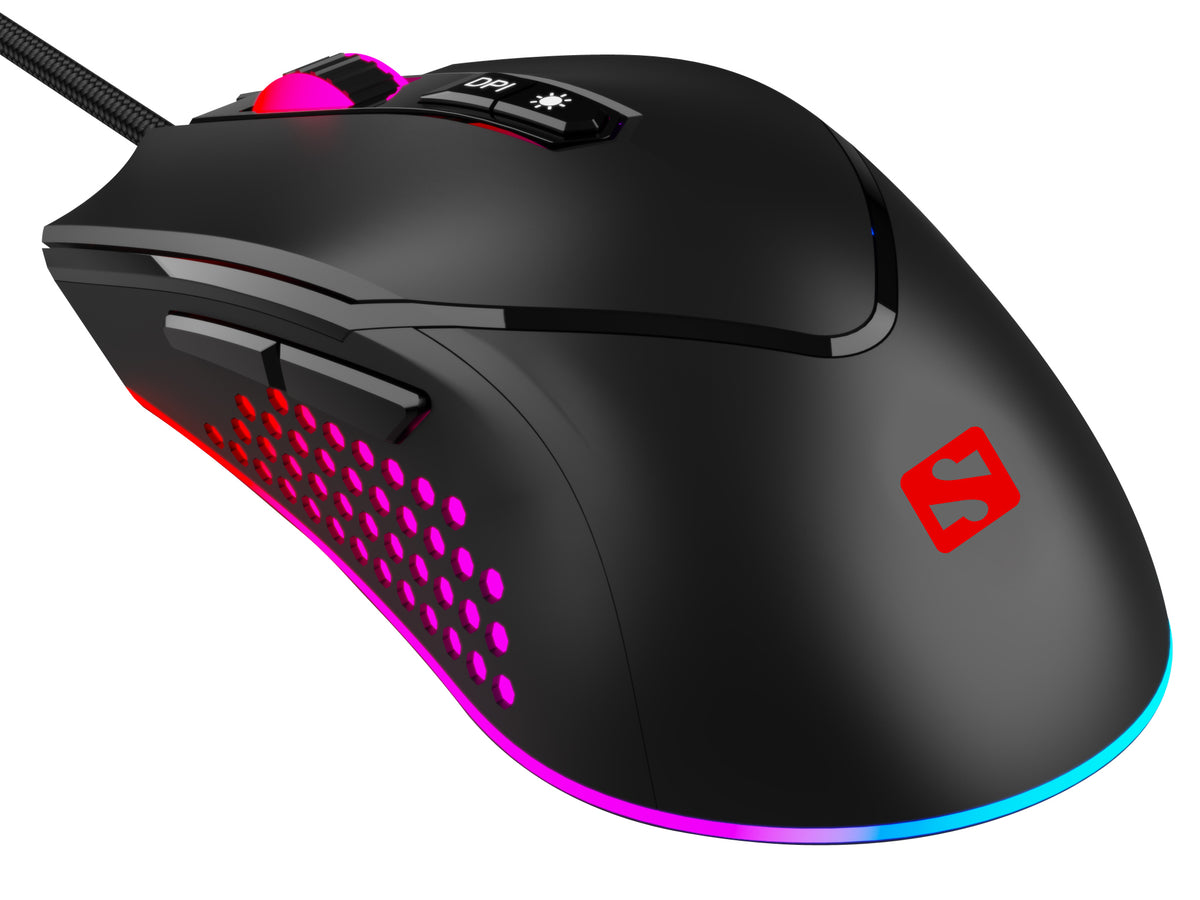 Sandberg Azazinator 6400 Gaming Mouse, Black