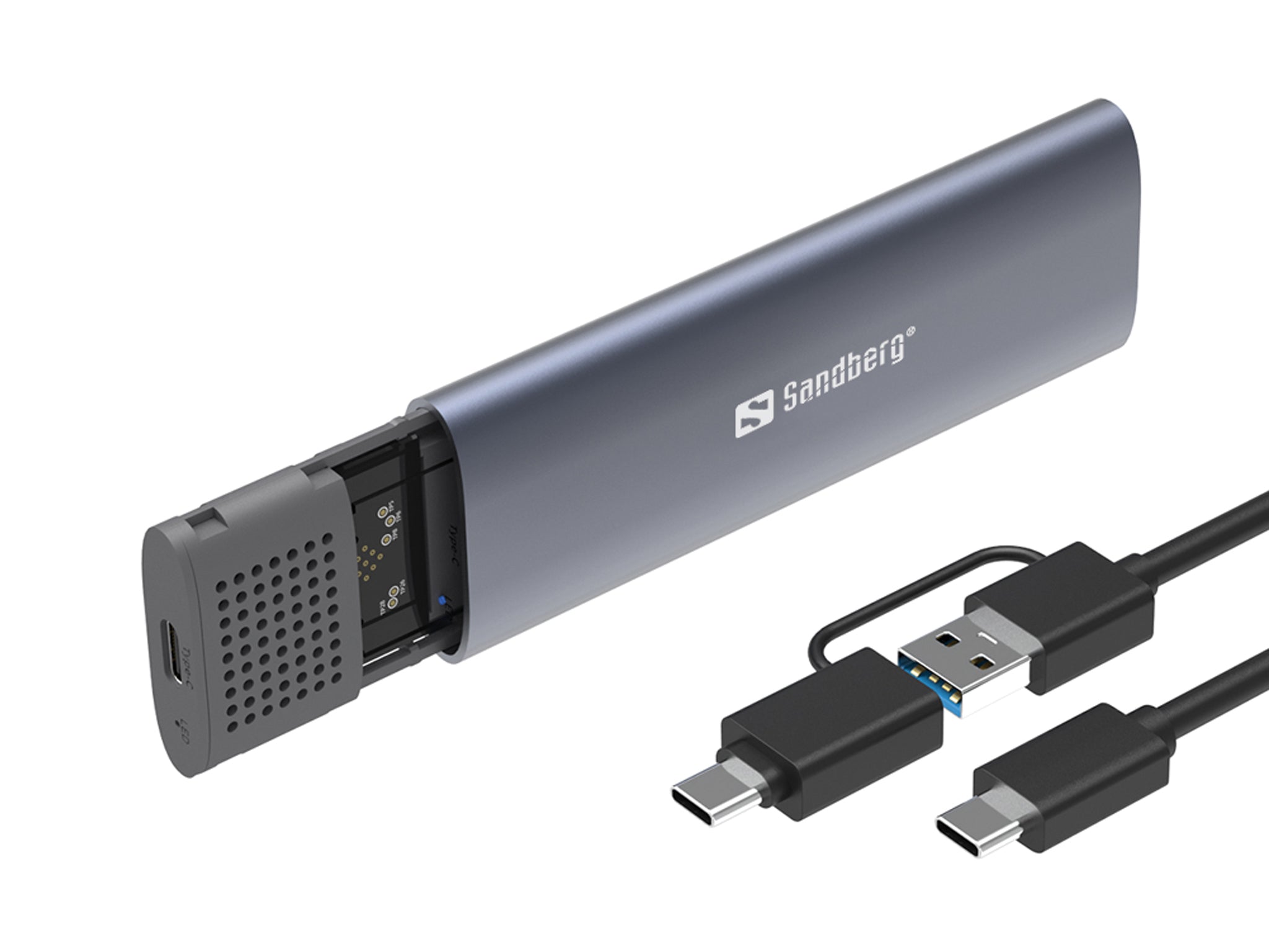 USB 3.2 Case for M.2+NVMe SSD - billede 4