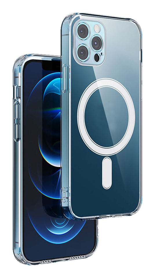 iPhone 14 Pro MagSafe Cover Anti Shock Mag Kamerabeskyttelse – Transparent