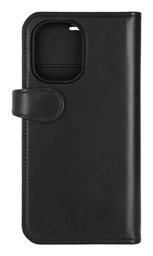 iPhone 16 2i1 wallet sort læder