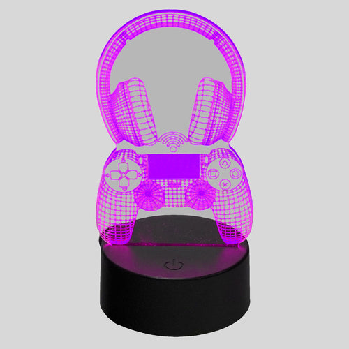 3D LED Lampe Controller/headst