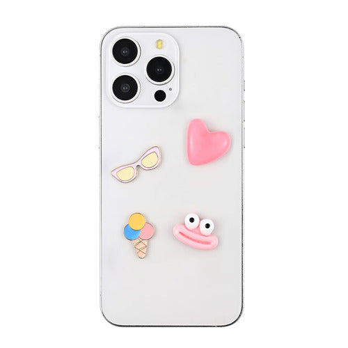 Charms Pimp Your Phone Metal og Plastik 4 stk