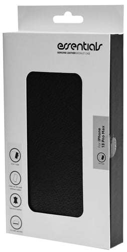 iPhone 13 Pro Max Læder Wallet Flip Cover detachable – Sort