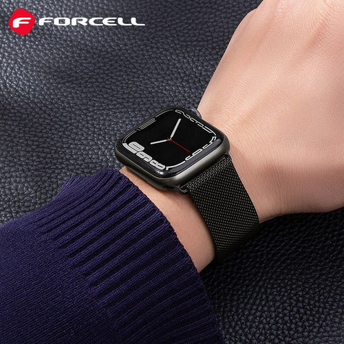 FORCELL Magnetic Stainless Steel Strap - Black - 38/40/41 mm