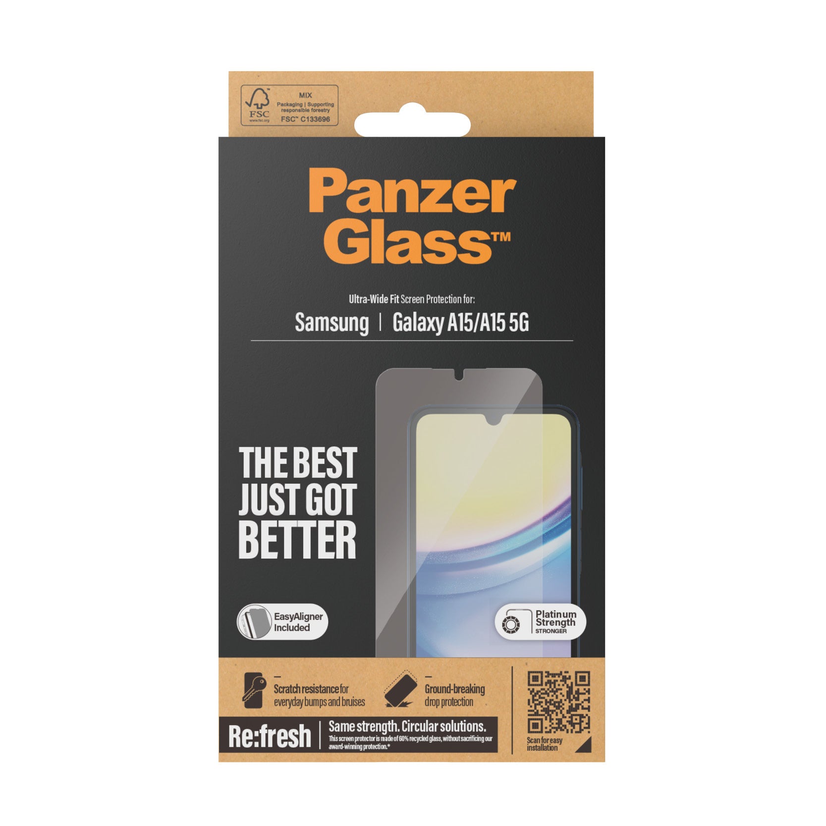 PG Screen Protector Galaxy A15/A15 5G UWF - billede 3