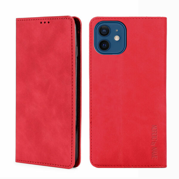 iPhone 11 Wallet Flip Cover – Rød