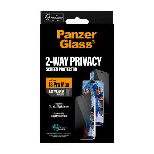 PG 2-Way Privacy Screen Prot iP18 Pro Max UWF EasyAligner