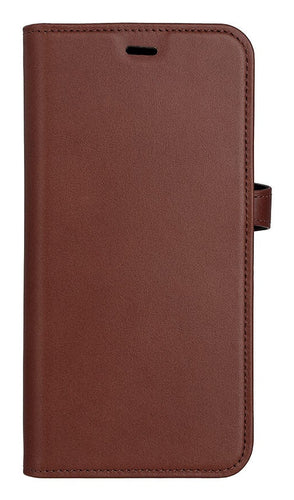 iPhone 15 Plus Læder Cover med kortholder 2in1 3 Magserie – Brun – Buffalo