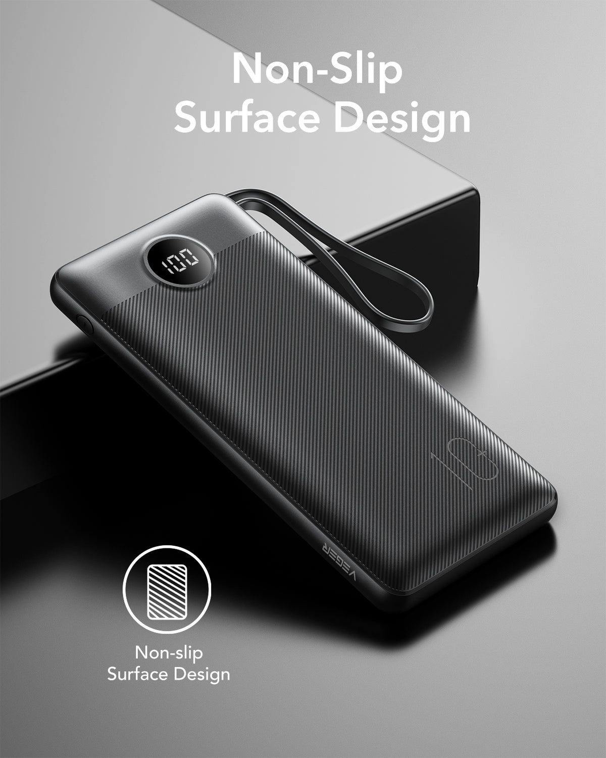 10000mAh Powerbank 3i1 - billede 8