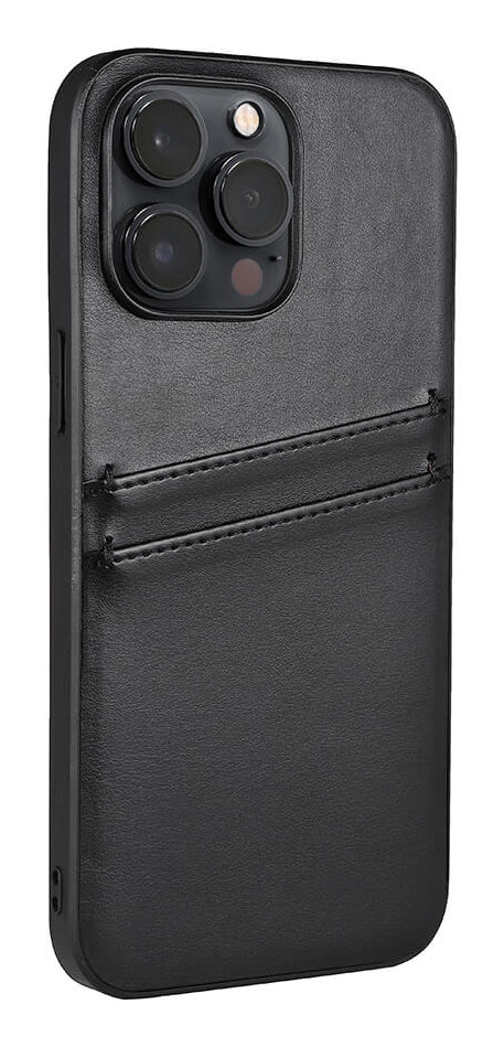 iPhone 14 Pro Max Læder Cover med kortholder 2 6 7 – Sort – Buffalo - billede 2