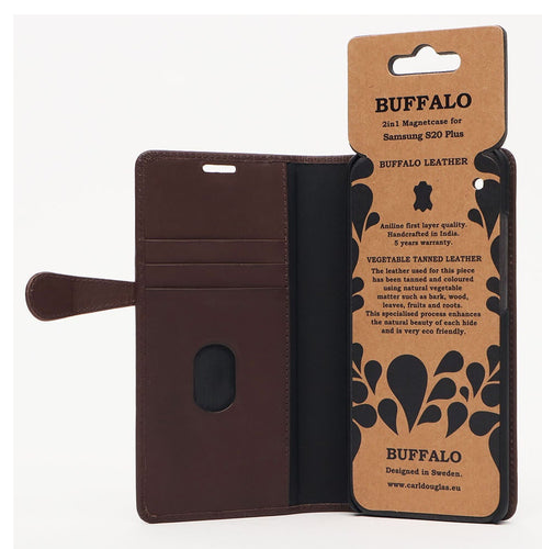 BUFFALO Wallet Brun Læder Samsung S20 Plus