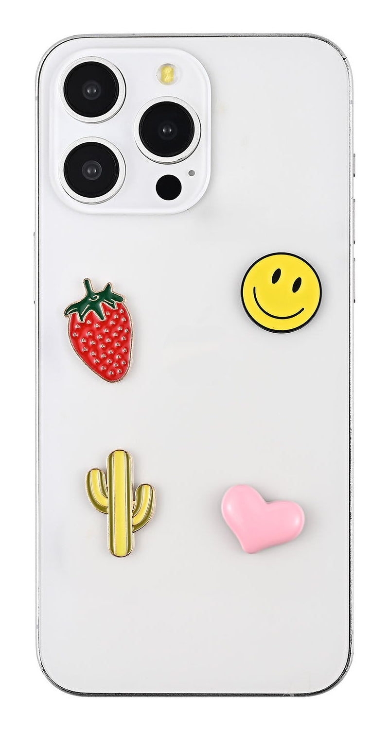 Charms Pimp Your Phone Metal og Plastik 4 stk