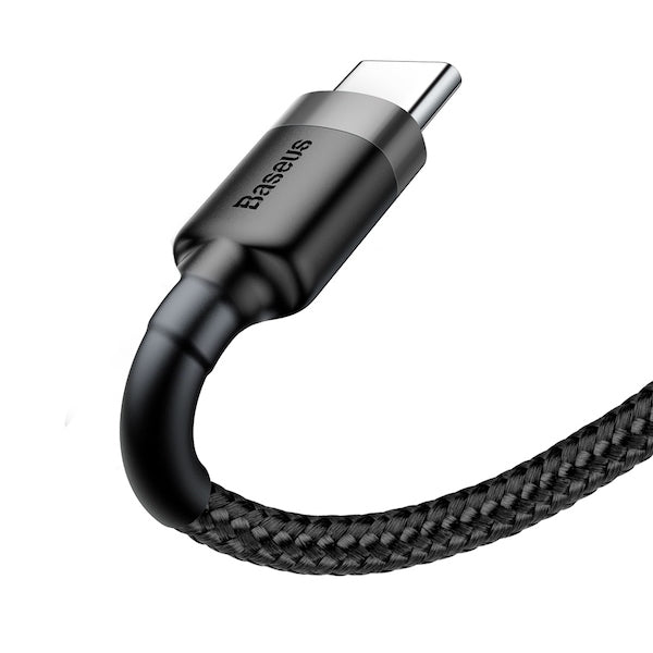BASEUS USB Cable - USB Type-C 1M 3A Cafule CATKLF-BG1 black-grey - billede 3
