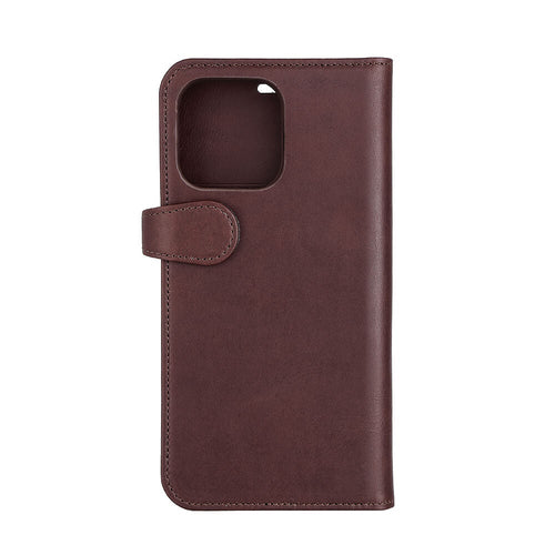 iPhone 14 Pro Max Wallet Flip Cover 2in1 3 card – Brun – Buffalo