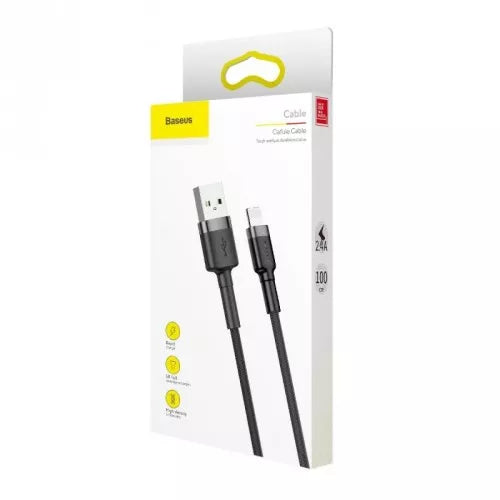 Kabel USBA/Lightning .5m GR/BK - billede 8
