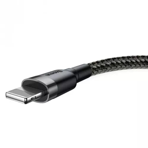 Kabel USBA/Lightning .5m GR/BK