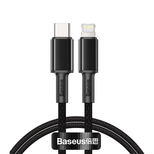 BASEUS Display Fast Charging Data Cable Type-C to lightning 1m 20w black - billede 2