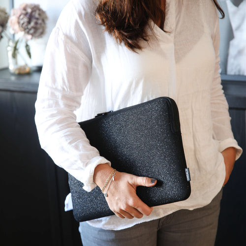 ONSALA Sleeve Glitter 13/14" Sort