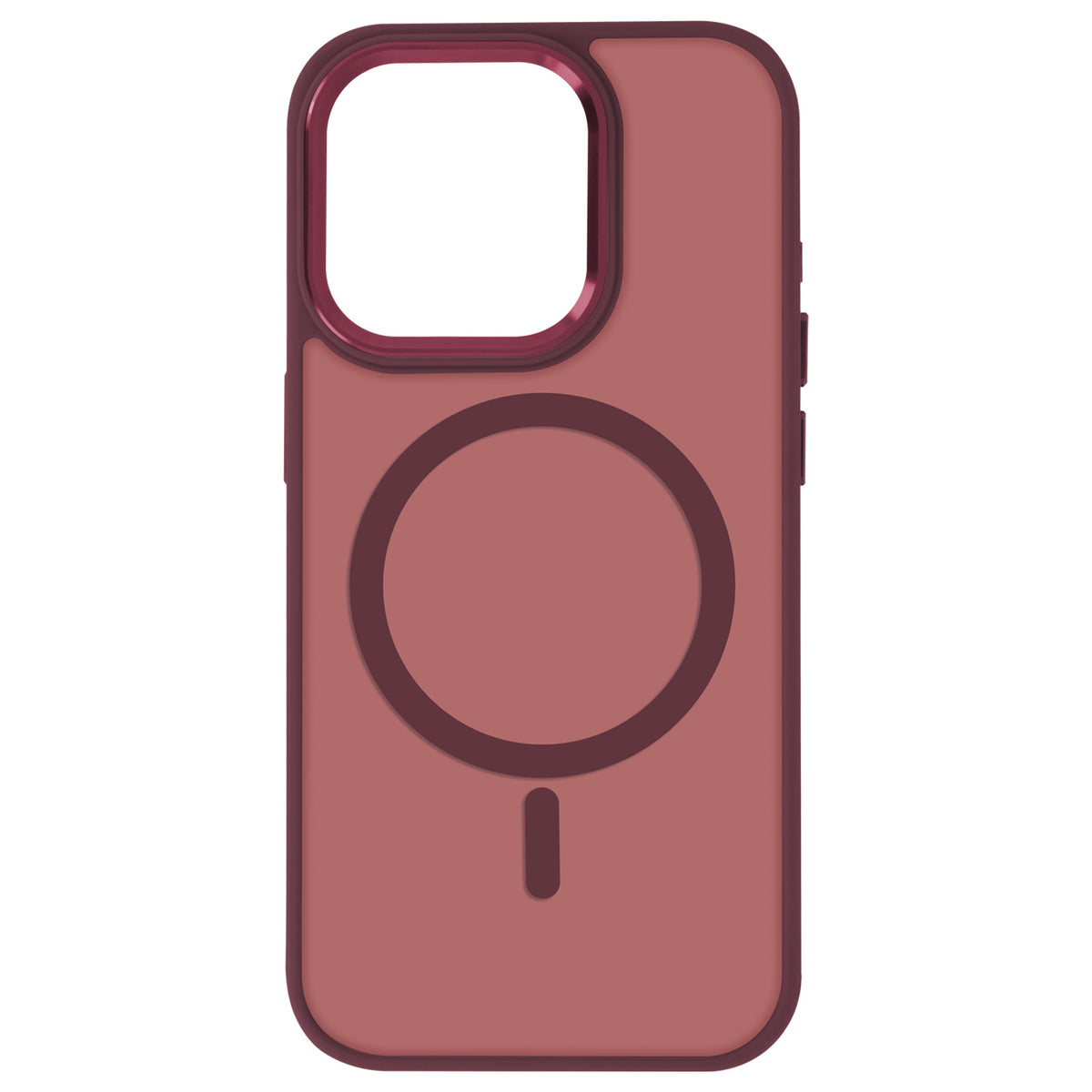 iPhone 16 Pro MagSafe Cover Frozen Mag – Rød - billede 3