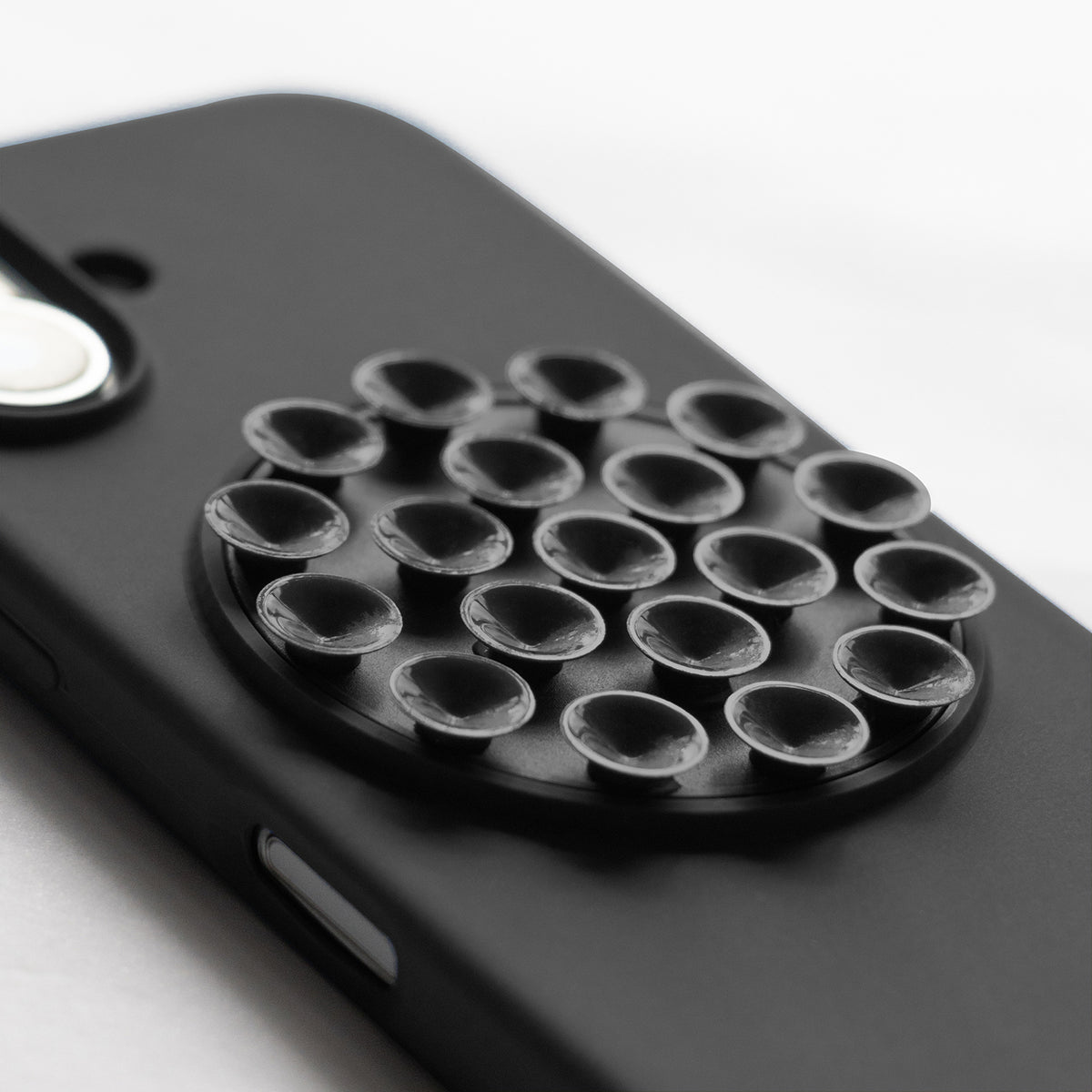iPhone 17 Pro Silicone Cover Silicone Stick – Sort - billede 2