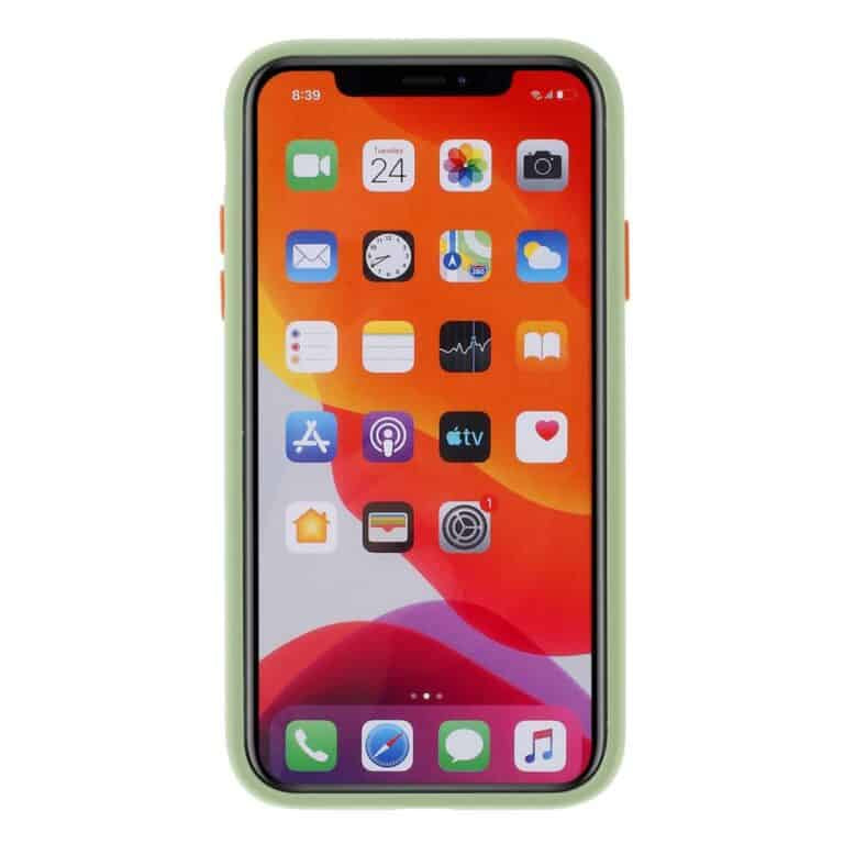 iPhone 11 Cover Varmeudslip Lysegrøn - billede 5