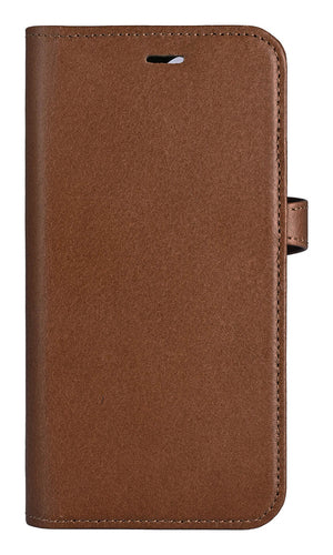 iPhone 16 Læder Wallet Flip Cover 2 i 1 – Brun – Buffalo